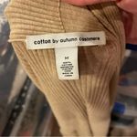 autumn cashmere Cute cozy Cotton by tan camel oversized cardigan sweater ribbed Photo 3