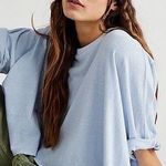 Free People We The Free CC Tee Light Blue Photo 0