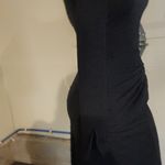 Free People  Black Love And Be Loved  Dress with Bell Sleeves and Slit Size Xl Photo 3