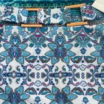 Nanette Lepore  6 Blue Swimsuit Bikini 2 Piece Bralette High Waisted Beach Summer Photo 3