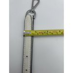 Michael Kors White Leather Crossbody/shoulder Bag Replacement Strap-silver Photo 2