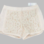 Laundry by Shelli Segal NWT White Floral Eyelet Lace Casual Dressy Shorts by Laundry Shelli Segal Sz 8 Photo 0