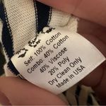 SEA NEW YORK Striped Lace Eyelet Trim Dress Size Small Black Photo 5