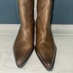 Reba  KRISDINE Tan LEATHER WESTERN Heeled BOOTS SAHARA SAND Women's Size‎ 9.5 EUC Photo 3