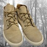 Susina Womens Ankle Boots Sz 7.5 M Beige Suede Leather Lace Up Sneakers Photo 1