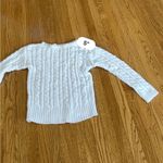 Philosophy White Cable Knit Sweater  Photo 4