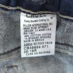 Cruel Girl Jeans Womens 35x19R Blue Bootcut Denim Stretch Western Rodeo Cowgirl Photo 9