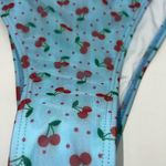 Cider  Blue Cherry Print Bikini Women’s Size S Photo 2