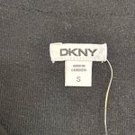 DKNY Shirt Dress Size Small Black Button Up Womens Stretch Blend 3/4 Sleeve Photo 6