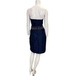 Jovani Strapless Polka Dot Embellished Waist Cocktail Dress Blue Size 20 NWT Photo 2