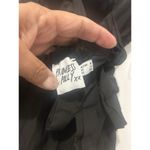 Princess Polly  Women’s Short Mini Dress Black Open Back Tie Back Size 4 Smocked Photo 2