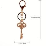Boutique Shiny Rhinestone Key Bag Charm Keychain Photo 2