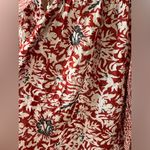 Free People Rouge open cardigan floral Balloon Sleeve Top Red XS Photo 1