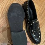 Maje  Leather studded loafers size 38 7.5 USA Photo 3