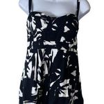 Heart Soul ladies black & white Size L/XL Y2K Cotton Babydoll Tie in Back Summer Photo 0