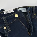Crown & Ivy  Jeans SZ 4 Jaden Wash High Rise Flare Gold Hem Denim NWT Cotton Photo 7