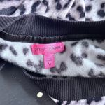 Betsey Johnson  Leopard Pajama Set Gray Medium‎ Photo 5