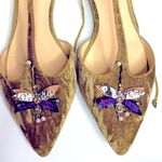 Nine West Crushed Velvet Amethyst Dragonfl… Photo 1