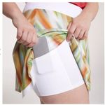 NWT CALIA Women's Double Layer Mesh Golf Skort size Large. 50+ UV protection Green Photo 7