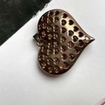 Rhinestone Diffuser Heart Pendant Silver Photo 3