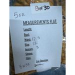 Soul Flower Womens Orange Striped Cotton Shorts Size S/M Lagenlook Boho Coastal Photo 4