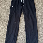 FIGS Women’s Kade Cargo Scrub Pants Black Size XLT Style T21004T Photo 0