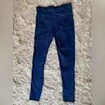 Free People  Skinny Jeans High Waist Jeggings Denim Frayed Hem Pull On Stretch 28 Photo 2