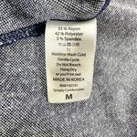 LuLaRoe |  | Blue White Floral Pattern Flowy Knee Length Sleeve Crew Neck Dress Photo 8