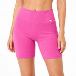 PINK - Victoria's Secret Victoria’s Secret PINK Hot Pink Yoga Shorts 5” Inseam Size S Photo 0