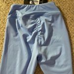 Oh Polly Blue Butt Scrunch Leggings  Photo 3