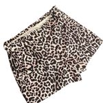 J.Crew Pink Leopard Print Ruffle Shorts Women Size 0 Animal Print Linen Cotton Photo 0