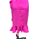 Likely  Laverna Ruffle Midi Dress Fuchsia Pink‎ Size 0 Photo 9