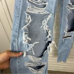 American Eagle  Distressed Light Wash 90s Straight Leg Jeans Size 00 Photo 8