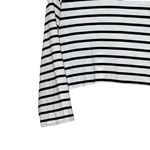 Umgee Tunic Top Size Small White Navy Striped Pink Bottom Cotton Blend Womens Photo 3