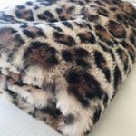 Loft Faux Fur Animal Print Pull Through Scarf Photo 9