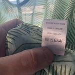 Francesca's Francesca’s tropical leaf pom sheer swim romper, size medium Photo 5