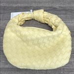 Urban Expression Urban Expressions | Buttery Yellow Faux Leather Woven Hobo Bag 💛 Photo 4