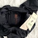 Free People NEW HAH Noir Black Cut to the Chase Soft Plunging V-neck Bodysuit S Photo 5