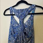 Sigrid Olsen  Sleeveless Blue Print Athletic Dress size Medium Photo 6