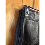 Mistress Rocks  Womens Black Baggy Vegan Faux Leather Trousers Size Large (5164) Photo 5