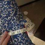 Gerard Darel Paris French designer Nicole blouse blue floral size 3 = US 6 small Photo 6