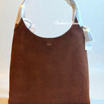 Coach  Large Suede Brooklyn 39 Shoulder Bag Warm Brown Photo 1