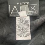 Alex Evenings  Size 6 Petite  Top Blouse Shrug Black Open Front Cardigan Photo 5