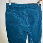 CAbi high skinny dark teal corduroy pants size 8 Photo 4