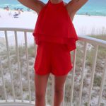 DO+BE Red Romper Photo 0