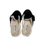 Steve Madden  Genuine Black Shearling Mule Size 6.5 New Photo 3