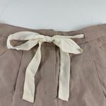 Wilfred NWT  Allegra Tan Shorts with Cream Tie Photo 2