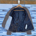 ZARA check gingham blazer jacket button size XS Photo 13