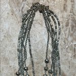 White House | Black Market Multi-Strand Pearl and Silver Necklace Set of 3 Photo 10