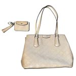 Nine West Marcelie Tote Tan Shoulder Scatchel Photo 0